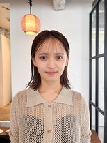 セーヌパス(CEINE PATH)&nbsp;中目黒マロンベージュアプリコットオレンジショートボブレイヤー