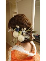 ヘア アンド ブライダル ノア(hair&bridal noah)&nbsp;ヘアアレンジメント/和装/ブライダル/生花/20代30代