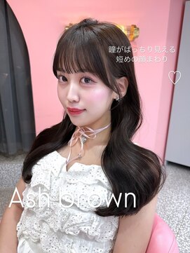 ボタン シブヤ(VOTAN SHIBUYA) アッシュブラウン/韓国ヘア/渋谷/レイヤー/顔まわり