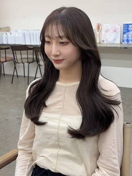 ミリ(mm) 韓国可愛い10代20代30代トレンドゆるふわくびれヘア