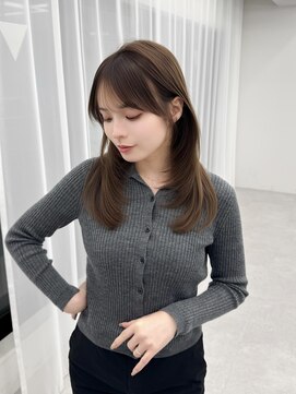 アマトウキョウスマートサロン(AMA TOKYO×Smart Salon) くびれレイヤー/顔まわりカット/レイヤーカット/小顔ヘア