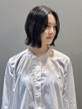 シエル バイ ケンジ 登戸 生田(CIEL by KENJE) 韓国ヘアくびれボブレイヤーカット盛れる前髪顔周り