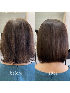 30代40代大人可愛い小顔ショートボブアッシュストレート