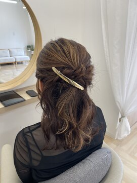 ゲリールエノミヤ(guerir enomiya) half up arrange