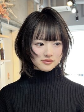 フォート(FORT) ダークグレージュ/レイヤーボブ/ハイレイヤーウルフ/