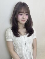 アクシス 栄店(`AXIS)&nbsp;イメチェン/ピンクベージュ/アンブレラカラー/前髪/栄/矢場町