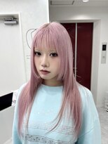 アイセ(I.se Eir TOKYO)&nbsp;ホワイトピンク/ダブルカラー/ケアブリーチ/レイヤーカット
