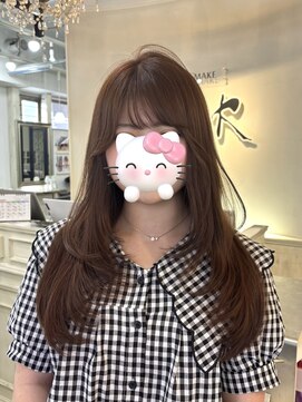 ヘアーアンドメイク シークタチカワ 立川店(Hair&Make Seek) 【澤飯】ブリーチなしWカラーマロンベージュ/立川/ダブルカラー