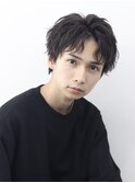シャドウパーマ×アップバング