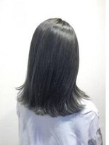 エイム ヘア デザイン 町田店(eim hair design)&nbsp;ダークアッシュ/外ハネミディアム/透明感カラー/大人可愛い