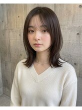 リノ 寺田町南口店(rino)&nbsp;シアーブラウン×くびれミディ