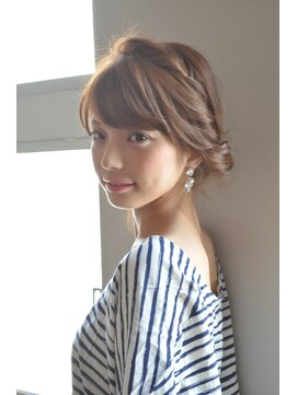 エアー 銀座(air) ★ air-GINZA ★大野朋香★外国人風ねじりアップスタイル★