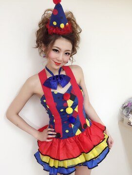 ヘアーセットサロン ピンキー(Hairset Salon Pinky) Pinkyハロウィンカールアップ