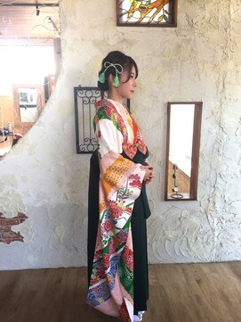 ヘアーデザイン アヴニール(hair design AVENIR) 卒業式　袴
