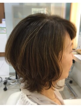 イマージュ アヴェダ 八王子店(Image AVEDA) 小顔補正立体カット(SBC/ステップボーンカット)&パーマ