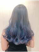 【新宿TOMCAT】ユニコーンカラー/ブリーチグラデーション