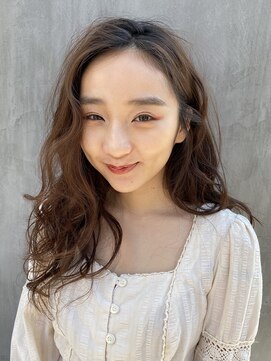 レオニード 表参道(LEONID) セミロング　デジタルパーマ