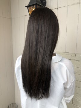 アムレヘアー(amule hair) 【amule hair】ロング×透明感グレージュ