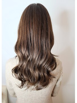 ジーナ セントラル銀座(Zina) 大人かわいい＊コテ巻き＊オリーブベージュ