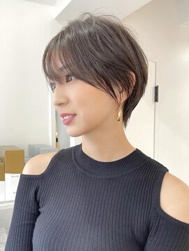 グラフ 蔵前(GRAFF) ニュアンスカラー/大人ショートボブ/大人可愛いハンサムショート