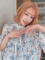 ルービック 和歌山(Rubik's)&nbsp;大人可愛い小顔くびれミディアム/オレンジベージュ