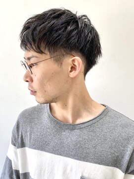 フォーク FOLK 【FOLK】メンズは好印象・清潔感☆２ブロセンターパートマッシュ