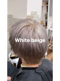 White beige