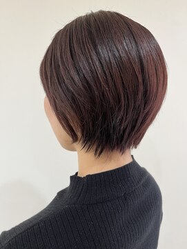 ヒビカ(HIBIKA) カシスブラウンで艶感ショートに♪