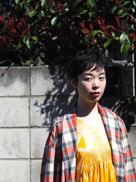 リブロ 三軒茶屋(LIBRO) レトロ×ベリーショートヘア