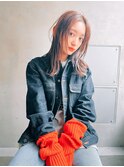 【H 原宿】外国人風パールベージュ×外ハネセンターパート