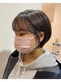 似合わせカット/丸みショート/函館