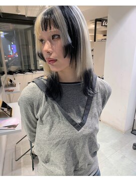 シピ バイ ブレス(shipi. by brace) ホワイトブロンド/学割U24/エンドカラー/顔まわりカット