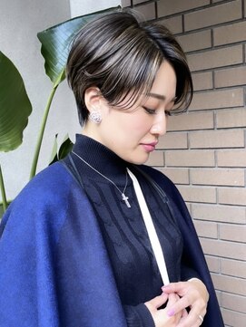 ハルキミナト ジャパン トウキョウ(HARUKI MINATO japan TOKYO) 20代30代40代50代耳かけショートナチュラルショートカット前髪