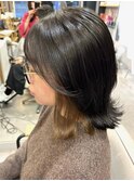 インナーカラー★シアーベージュ★イメチェン似合わせカット★