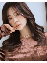 ベルバイリトル(belle by little)&nbsp;ミディアムレイヤー小顔前髪カット大人かわいい20代30代40代