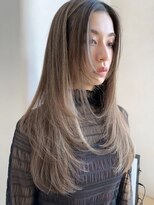 ウェイズトウキョウ 新宿店(Ways TOKYO)&nbsp;ロングヘア　レイヤーカット　ベージュカラー　ハイライト