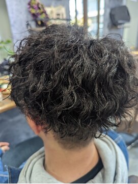 ロム ツイストスパイラル強/アッシュブラック/アースカラー/30代40代