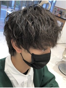 シュヴー 浦安店(CHEVEUX) メンズツーブロ緩めツイストスパイラルパーマ