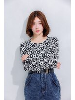 パノラ 立川(PANOLA)&nbsp;前髪なし　イメチェン　ミディアムボブスタイル