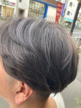 リベア トウキョウ 東大島店(Rever Tokyo) ショートグラ/くすみブルー/東大島