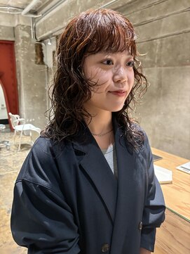 ハマモト ロングパーマ