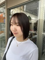 アドア 横浜(ADORE)&nbsp;【ADORE 横浜】ばつっとボブ×オリーブアッシュグレージュ