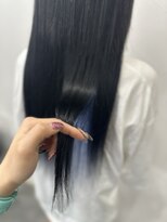 プルエクステのお店ネクスト(NEXT)&nbsp;#プルエクステ #インナーカラーエクステ #BLUE