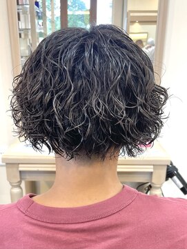 アルターリール(aL ter Rire) アッシュブラック/カルマパーマ/ベリーショート/鎌取/中村郁未