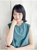 外ハネクールボブスタイル