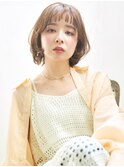 ラフ感がちょうどいいボブ