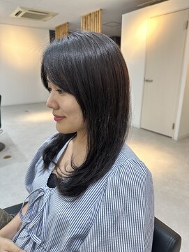 ステアーズバイケー 上尾店(StairS by K) 髪質改善/レイヤーカット/グレージュ/アースカラー[上尾/上尾駅]