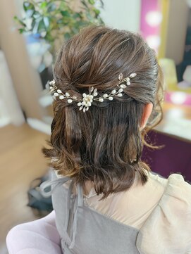 スパークル(SPARKLE-) ハーフアップ