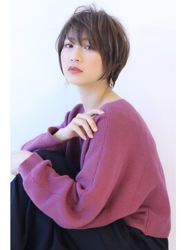 オーロ 千里山店(ORO) 20代30代40代50代ボブルフネビージュ小顔ワンレンショート