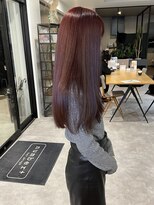 ナンバー(number+)&nbsp;大人可愛いピンクブラウンダブルカラーブリーチなし